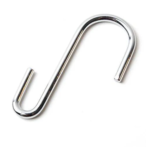 24 Pack Heavy Duty S Hooks Stainless Steel S Shaped Hooks Hanging Hangers for Kitchenware Spoons Pans Pots Utensils Clothes Bags Towers Tools Plants