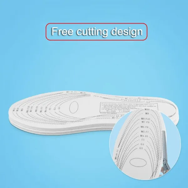3 Pairs, 6 Pairs or 12 Pairs Therapeutic Memory Foam Insoles