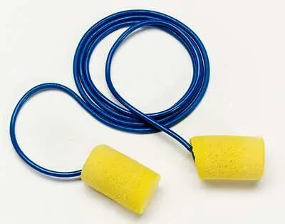 3M E A R Classic™ Earplugs 311 1101, Corded. Poly BagNRR 29dB/SNR 28dB