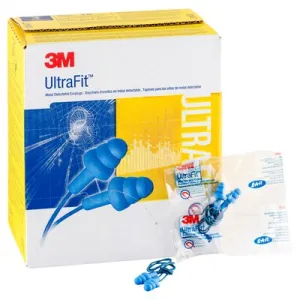 3M Ultrafit Metal Detectable Earplug - 340-4007 (100pairs/pack)