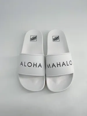 ALOHA MAHALO Slides | White