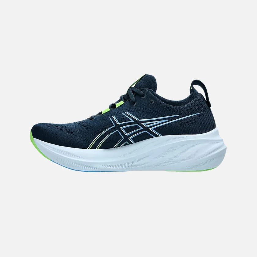 Asics Gel-Nimbus 26 Men's Running Shoes -French Blue/Electric Lime