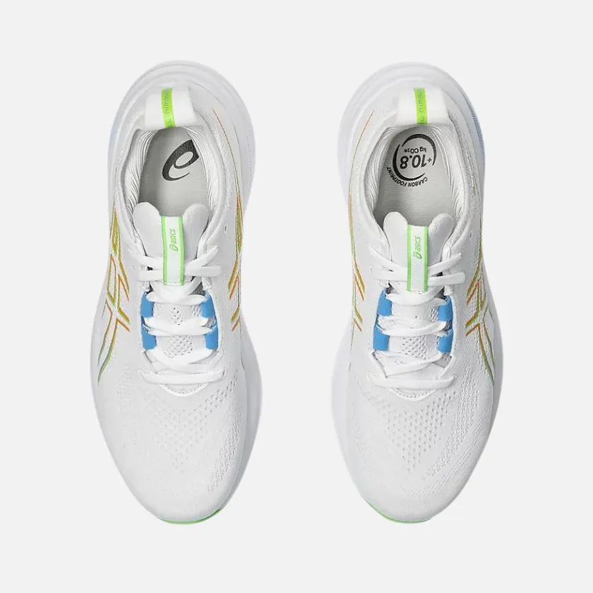 Asics GEL-NIMBUS 26 Men's Running Shoes - White/Waterscape
