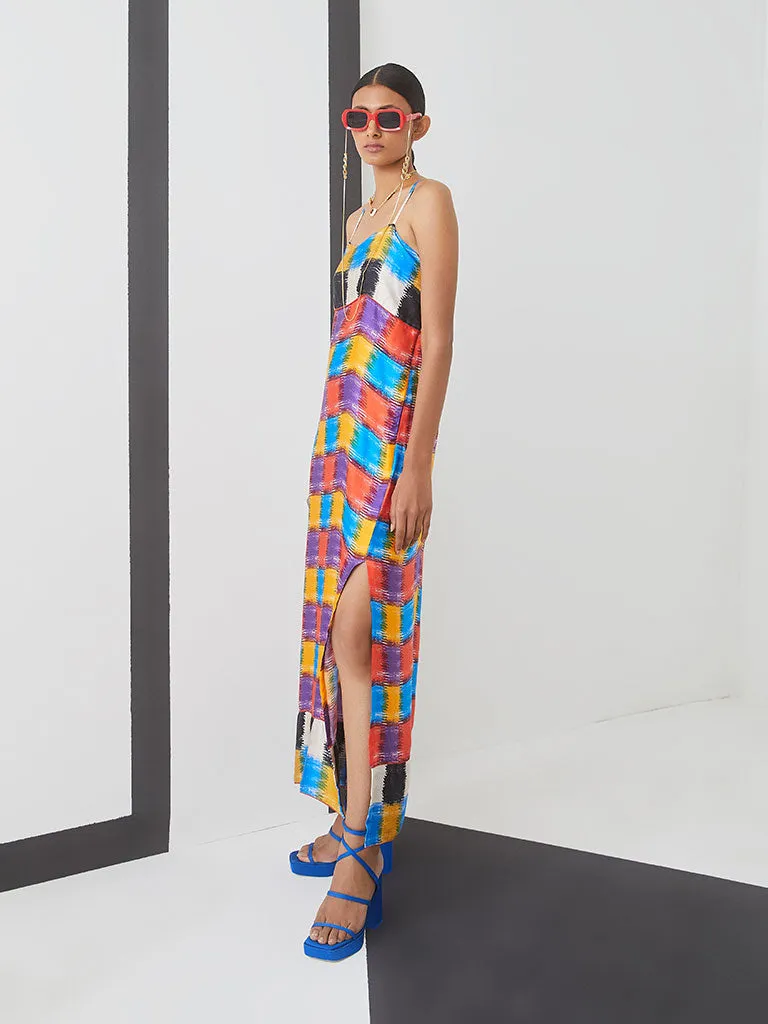 Baltimore Check Slip Dress