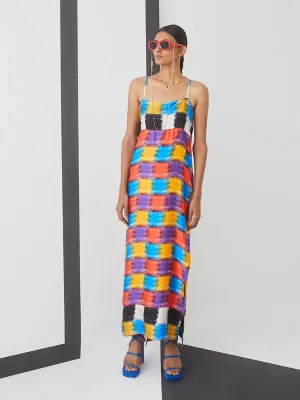 Baltimore Check Slip Dress