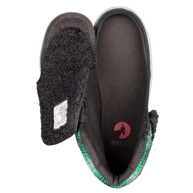Billy Kid's Charcoal BILLY Cuff Adaptable Shoes (Easy On)
