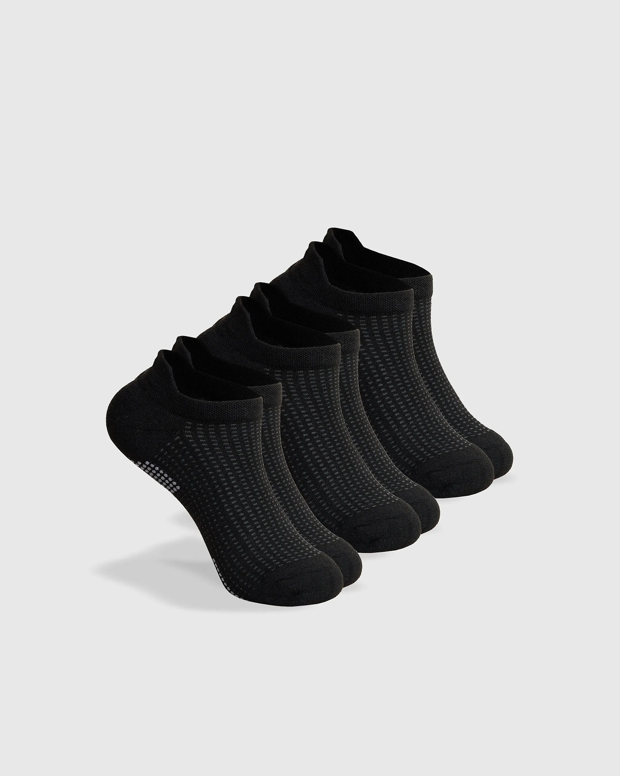 Black No Show Socks 3-Pack 2.0