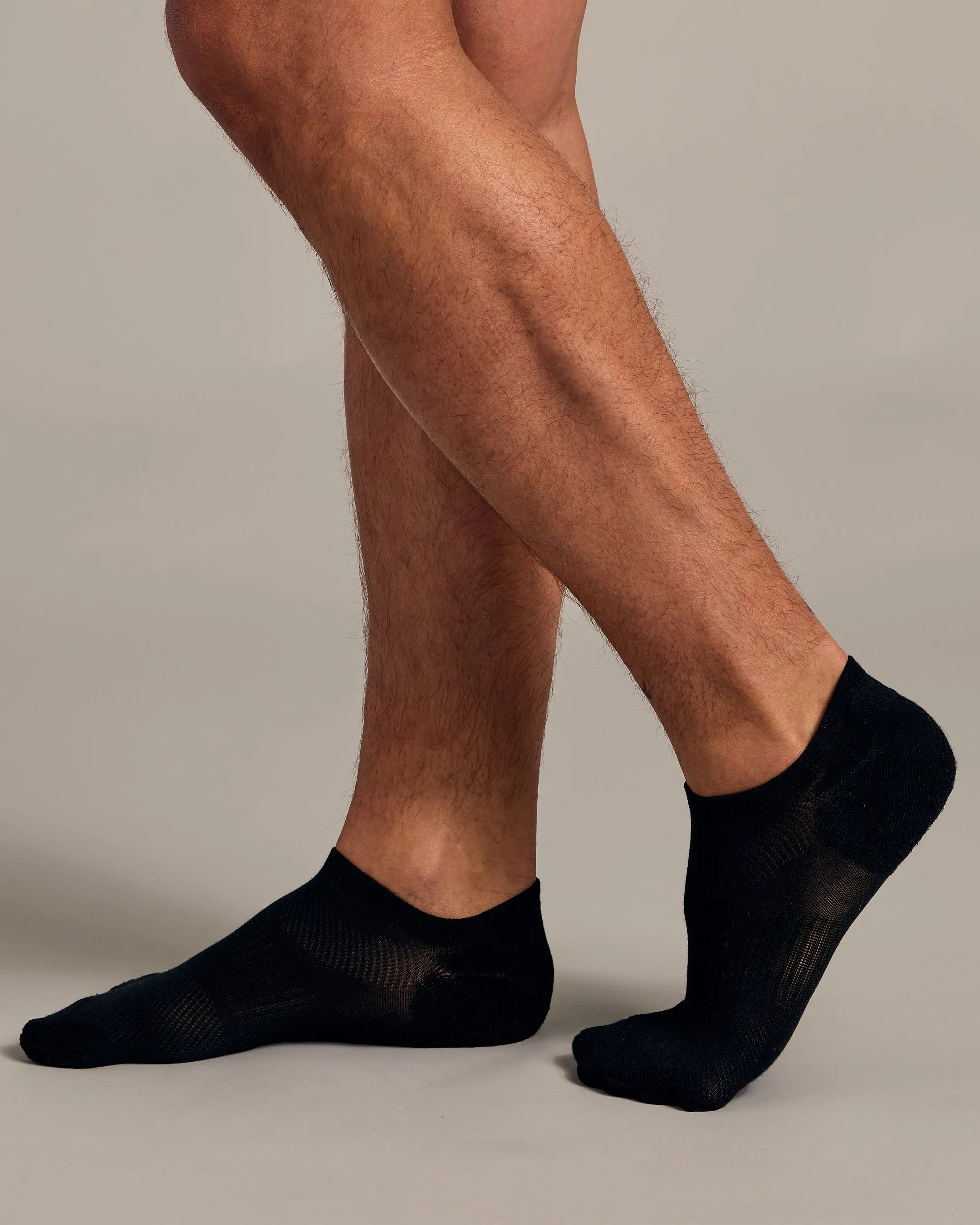 Black No Show Socks 3-Pack 2.0