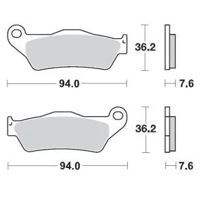 BRAKE PADS FRONT MOTO MASTER NITRO SPORT GAS GAS HUSABERG HUSQVARNA KTM SHERCO  YAMAHA