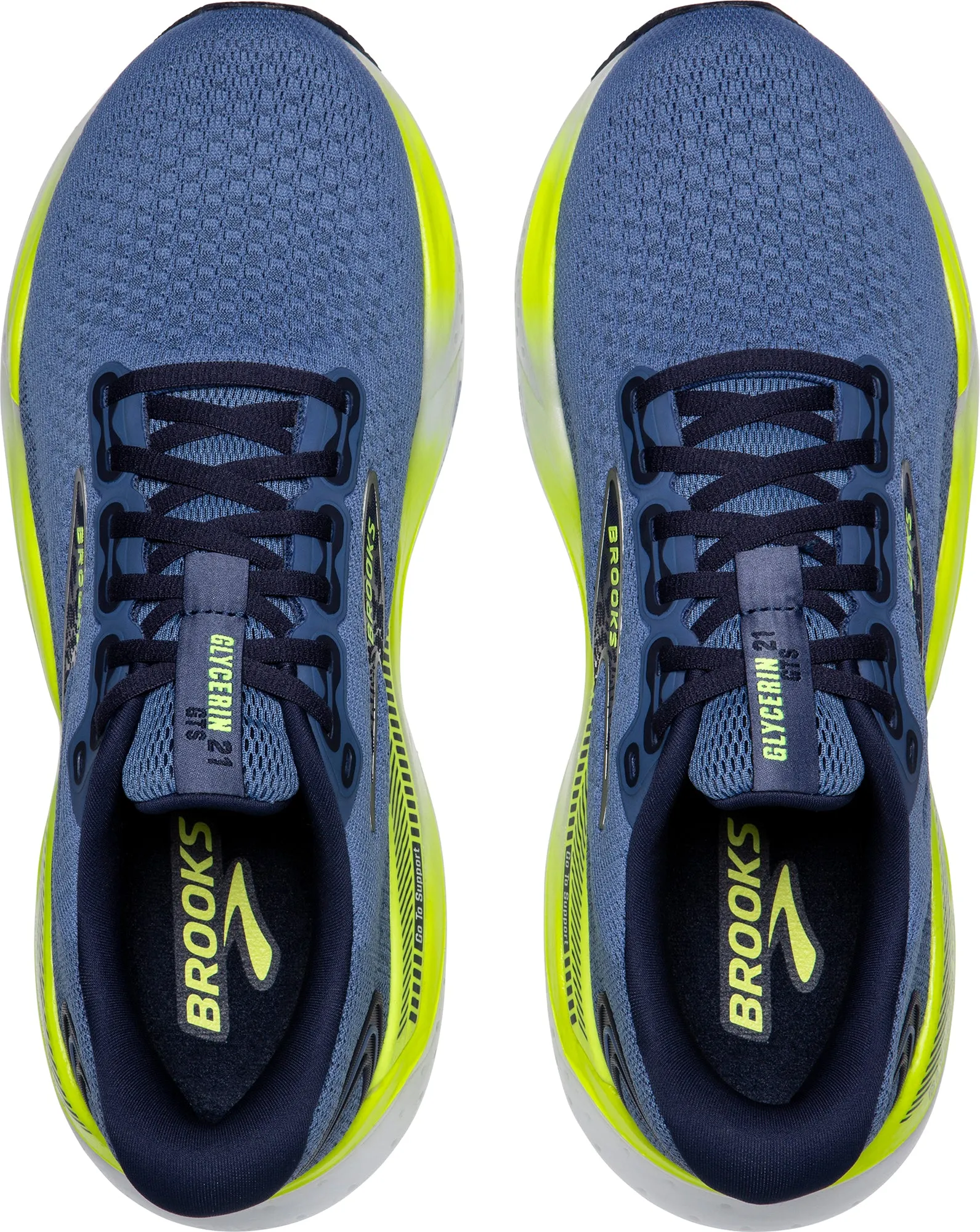 Brooks Glycerin GTS 21 Mens Running Shoes - Blue