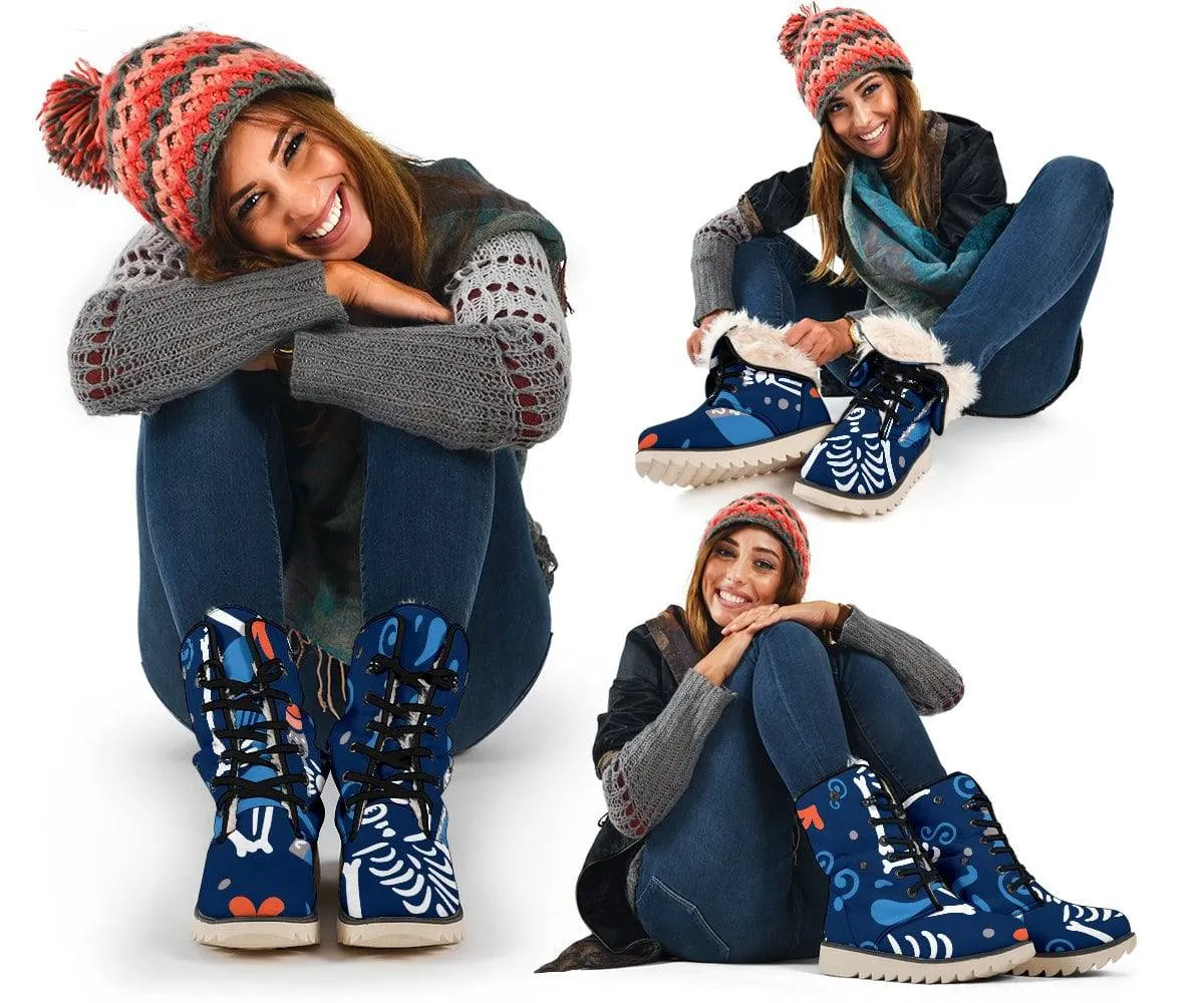 Cinco De Mayo Blue Polar Boots