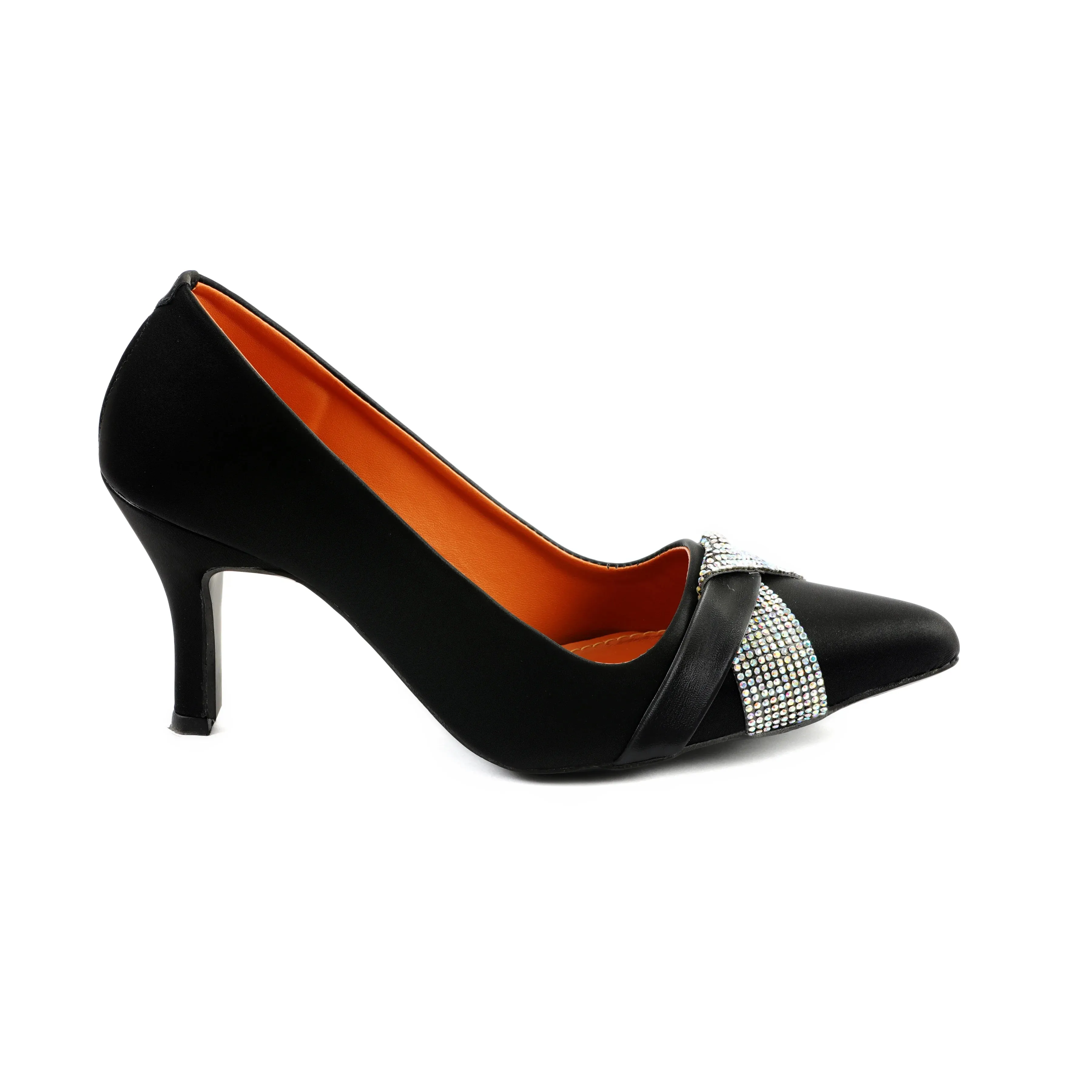 Dazzle Black Women Court Shoes