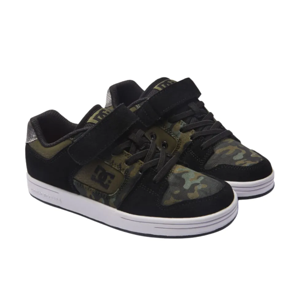 DC Youth Manteca 4 V Shoes - Olive Camoflage