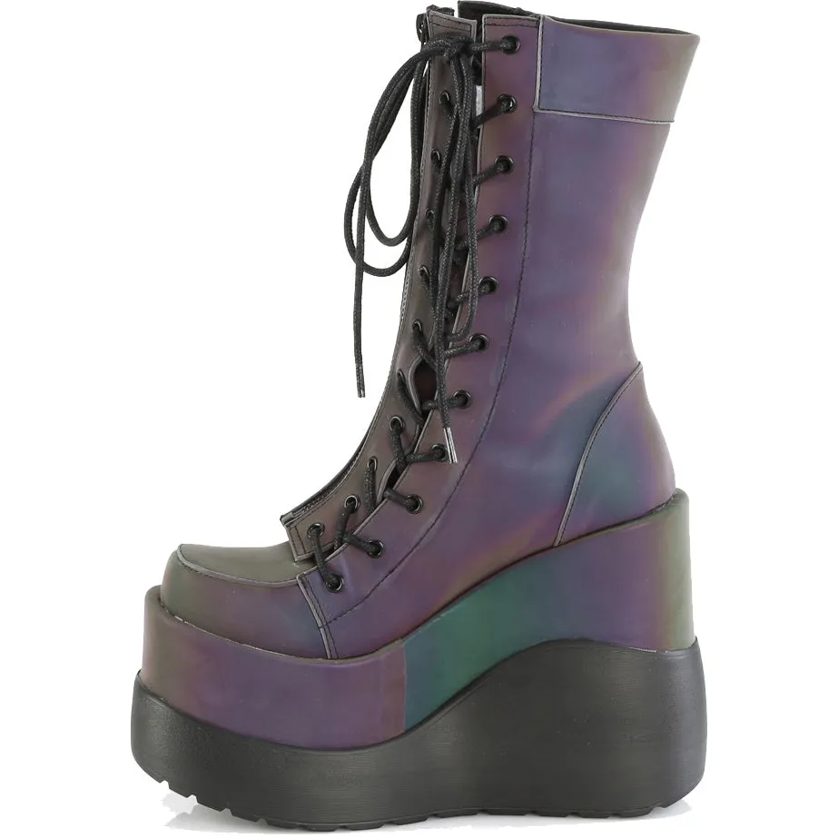 DemoniaCult VOID 118 Green Boots (UK4)