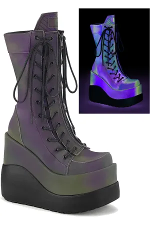 DemoniaCult VOID 118 Green Boots (UK4)