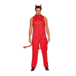Devil Dude Deluxe Mens Costume