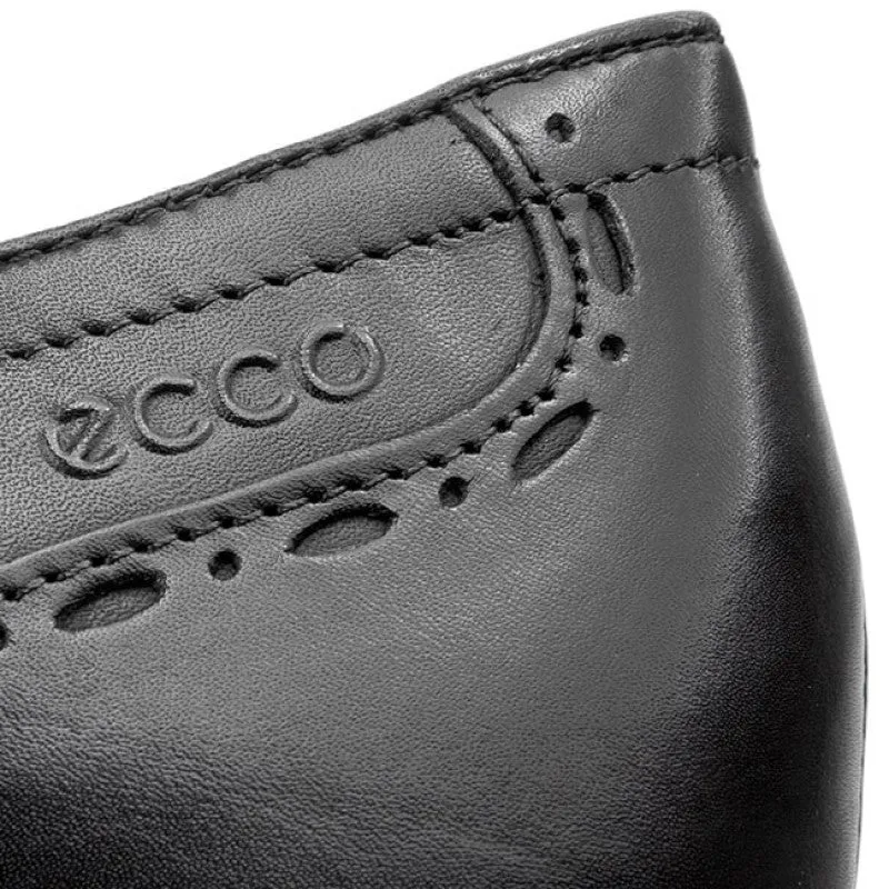 Ecco Men's 620684 Faro Black Leather Shoe