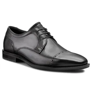 Ecco Men's 620684 Faro Black Leather Shoe