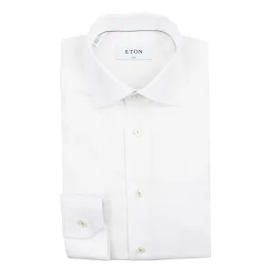 Eton - Slim Fit Royal Twill Shirt in White
