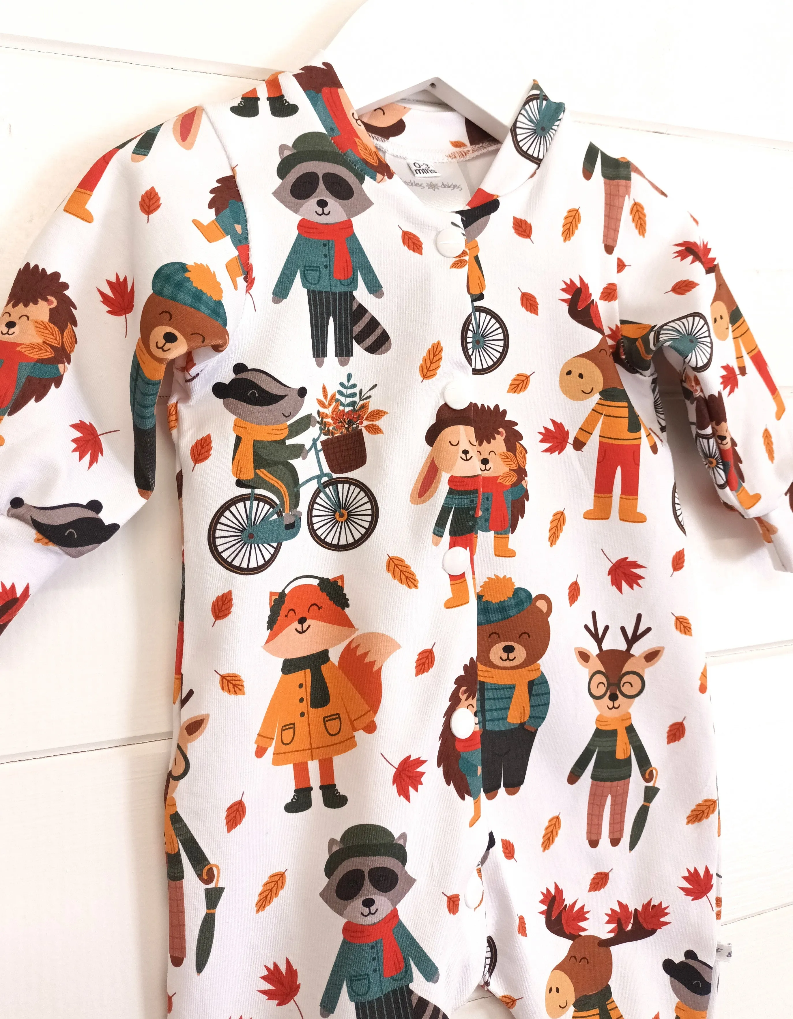 Fall Friends Sleepsuit, SALE