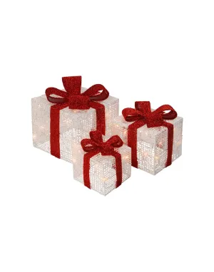 Gift Boxes with Gold Bow