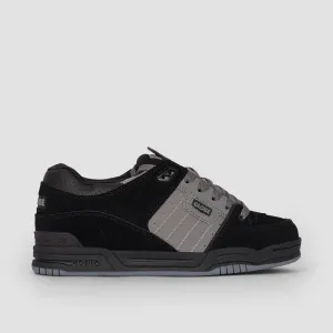 Globe Fusion Shoes - Black/Charcoal Split