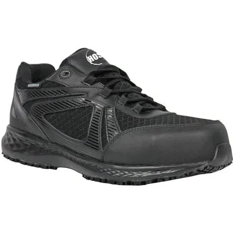 Hoss Men's Reno II Composite Toe Waterproof Slip Resistant Work Shoe - Black 10229