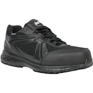 Hoss Men's Reno II Composite Toe Waterproof Slip Resistant Work Shoe - Black 10229