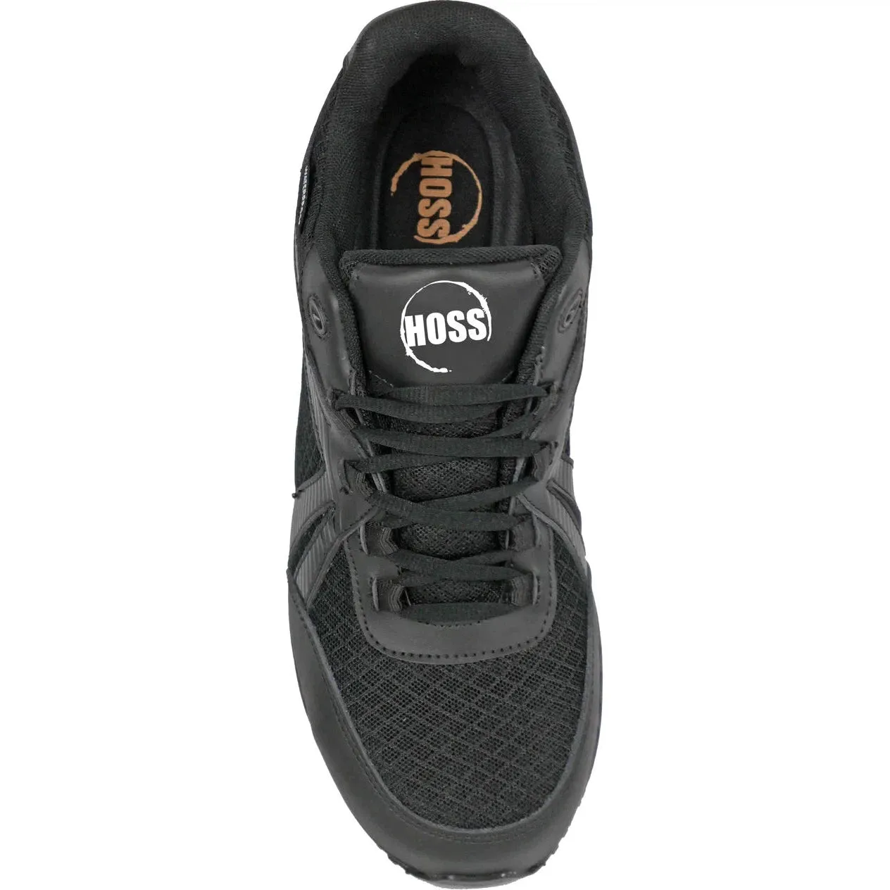 Hoss Men's Reno II Composite Toe Waterproof Slip Resistant Work Shoe - Black 10229