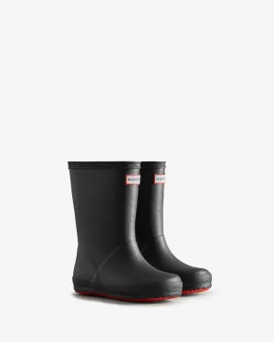 Hunter -Kids First Insulated Rain Boots - Black/Red