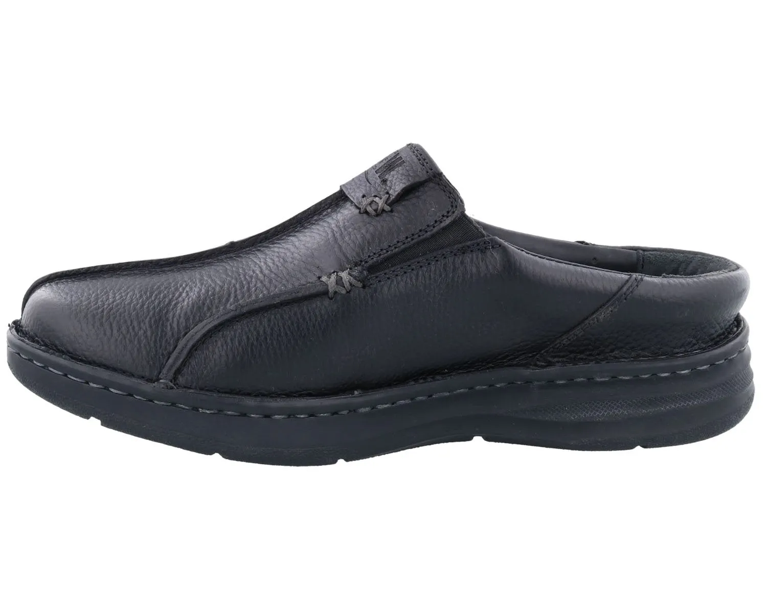 JACKSON Black Pebbled Leather