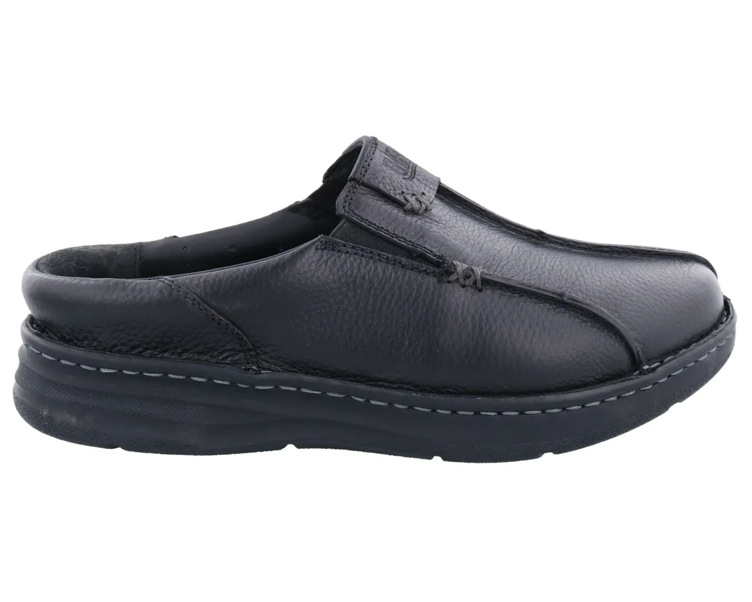 JACKSON Black Pebbled Leather