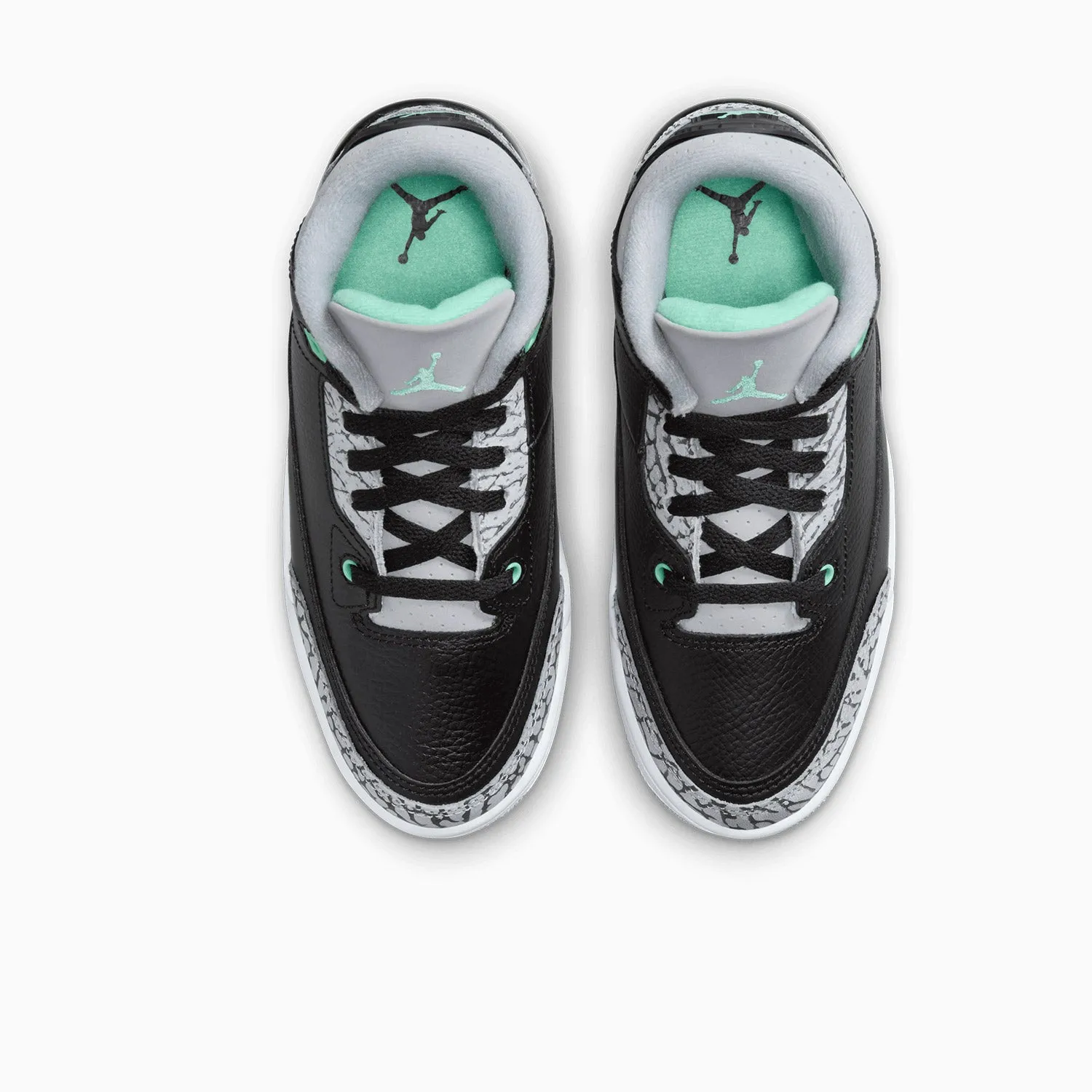 Kid's Jordan 3 Retro "Green Glow" Pre School
