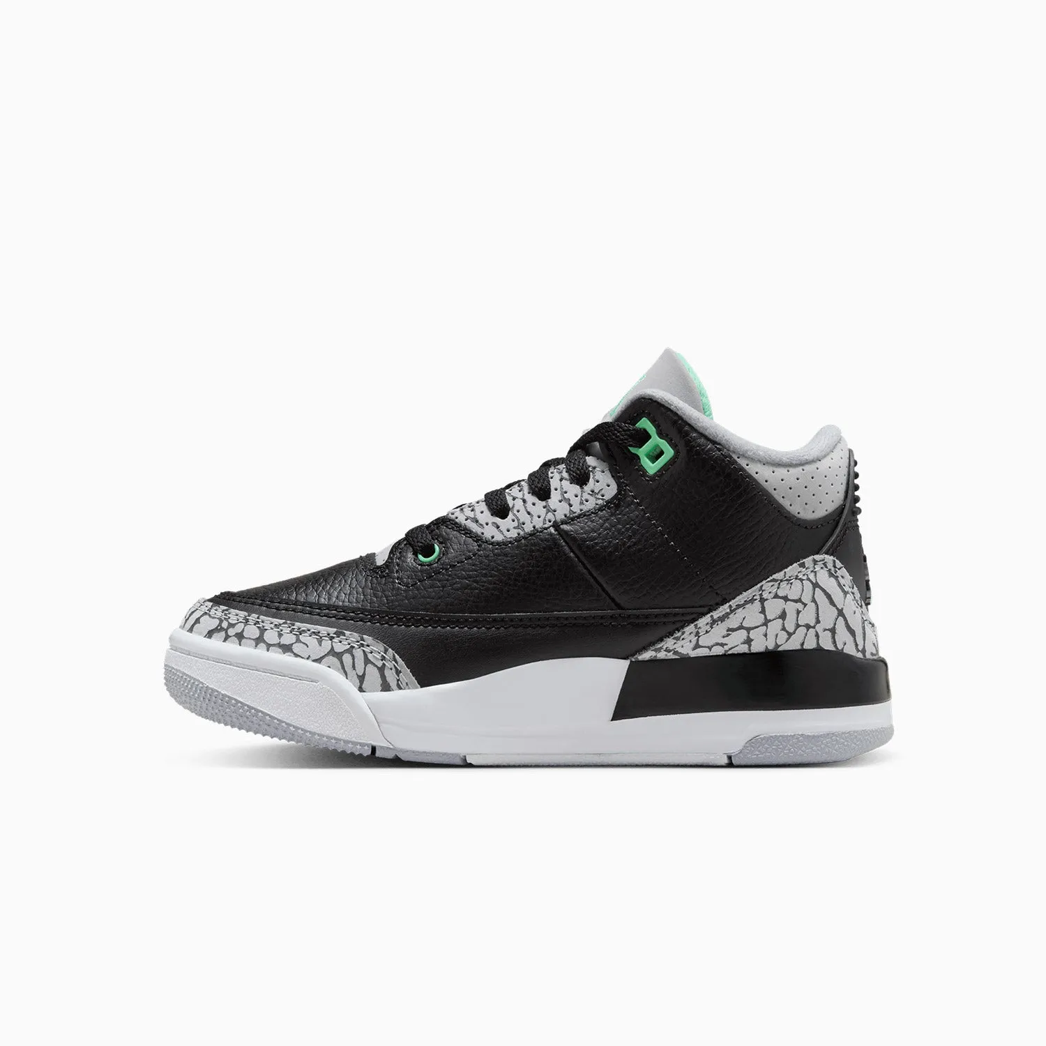 Kid's Jordan 3 Retro "Green Glow" Pre School
