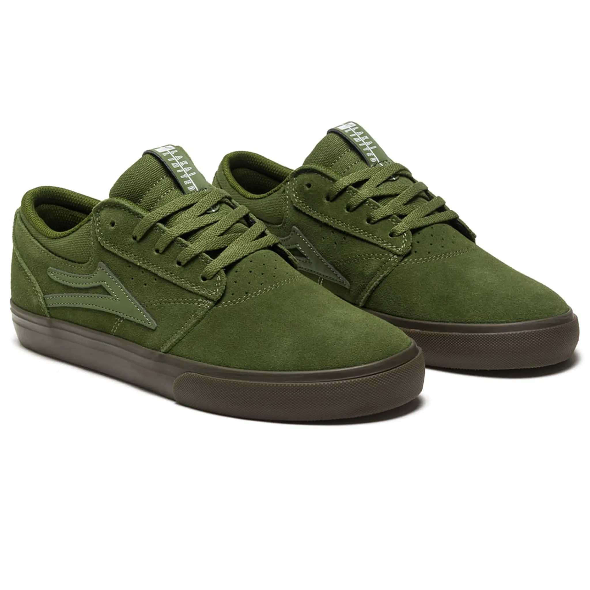 Lakai Griffin Olive Gum Shoes Suede