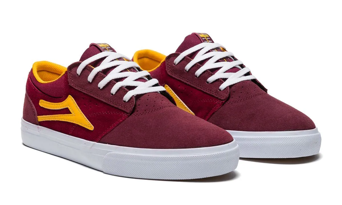Lakai Griffin Skate Shoes - Burgundy/Cardinal
