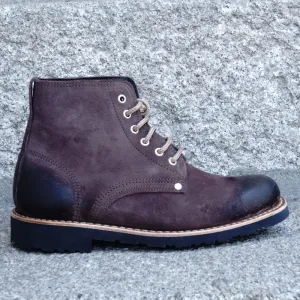 Marão Suede Lace-Up Boots - Brown