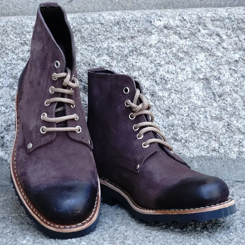 Marão Suede Lace-Up Boots - Brown