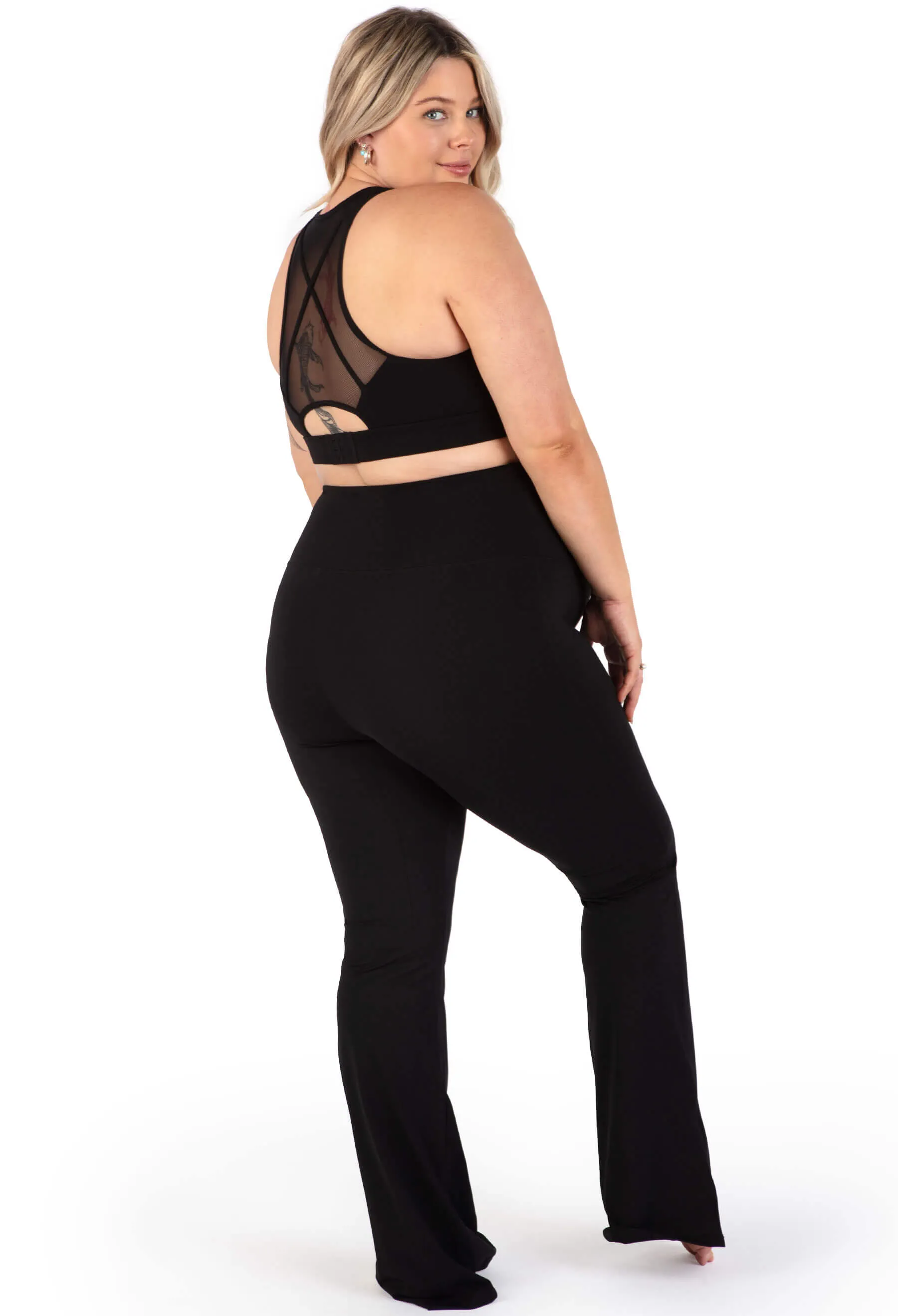 Maternity Flare Leggings | High Waisted & Pet Hair Resistant - 2 Pack