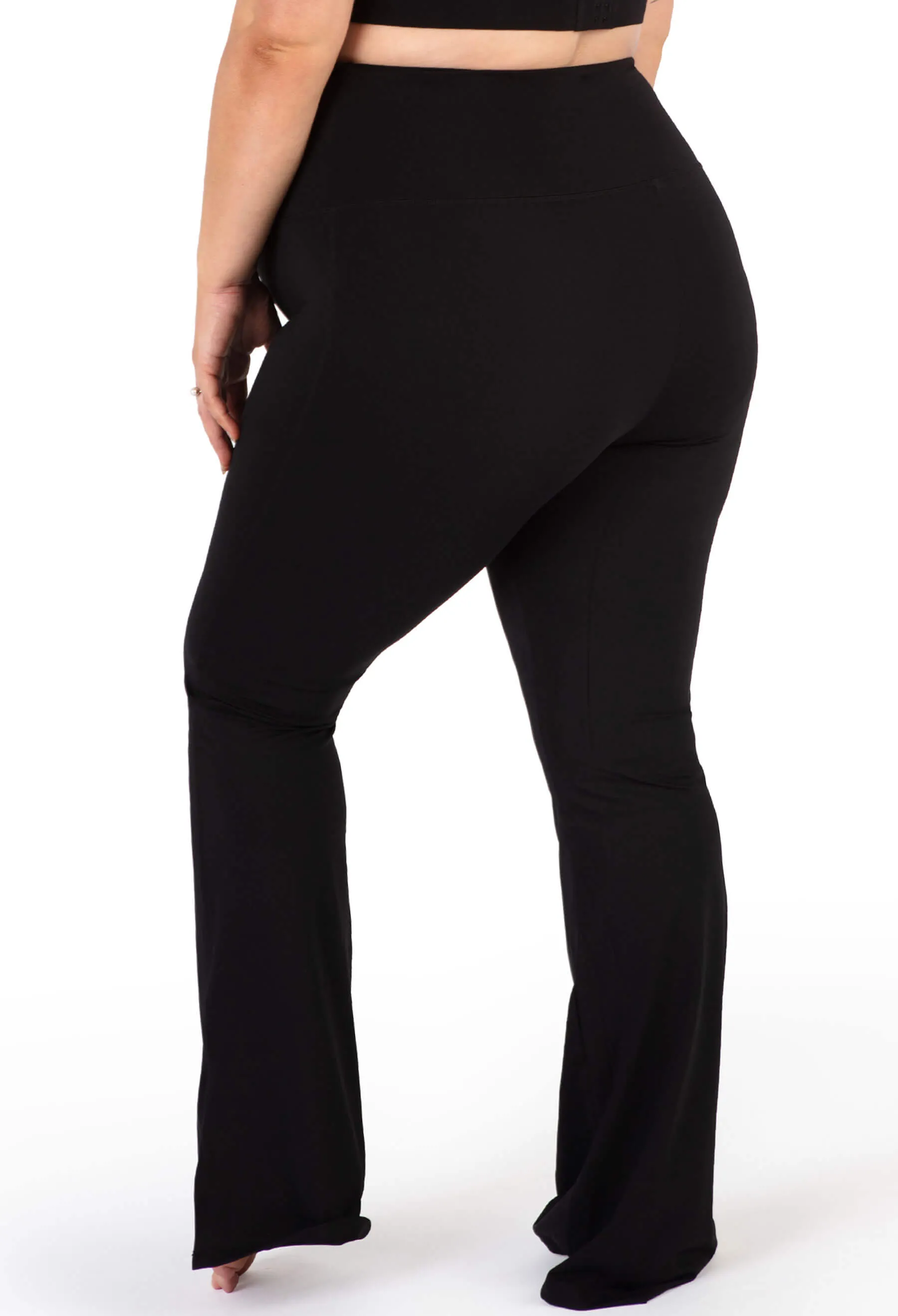 Maternity Flare Leggings | High Waisted & Pet Hair Resistant - 2 Pack