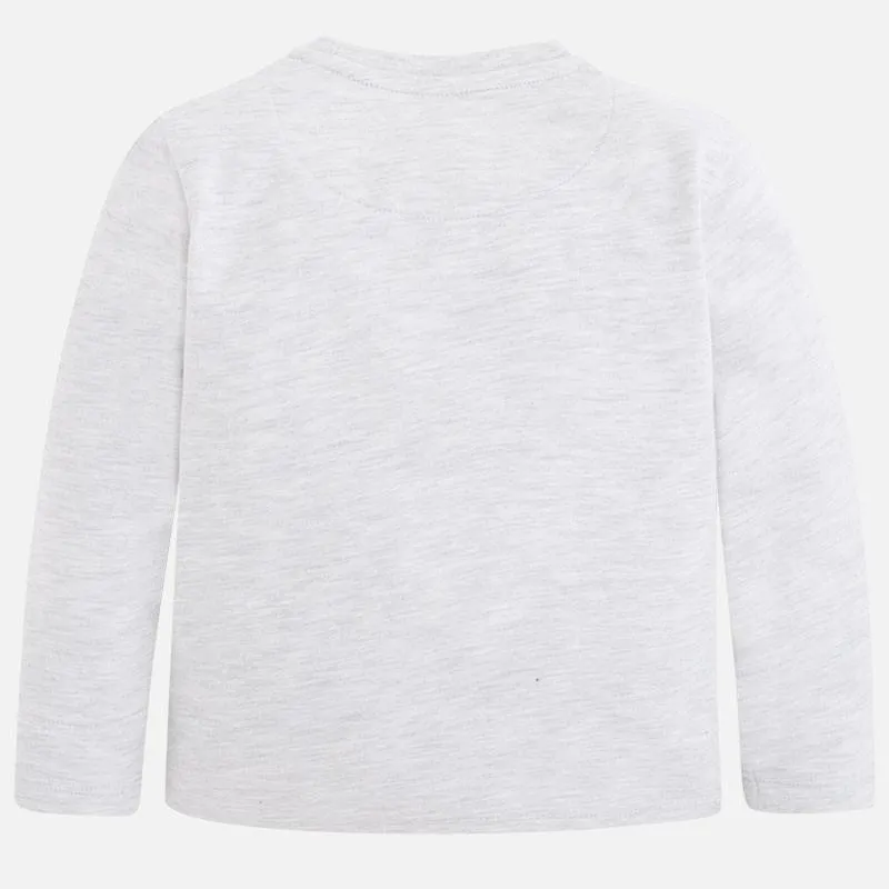 Mayoral 'The Perfect Sneaker' Grey Long Sleeved T-Shirt