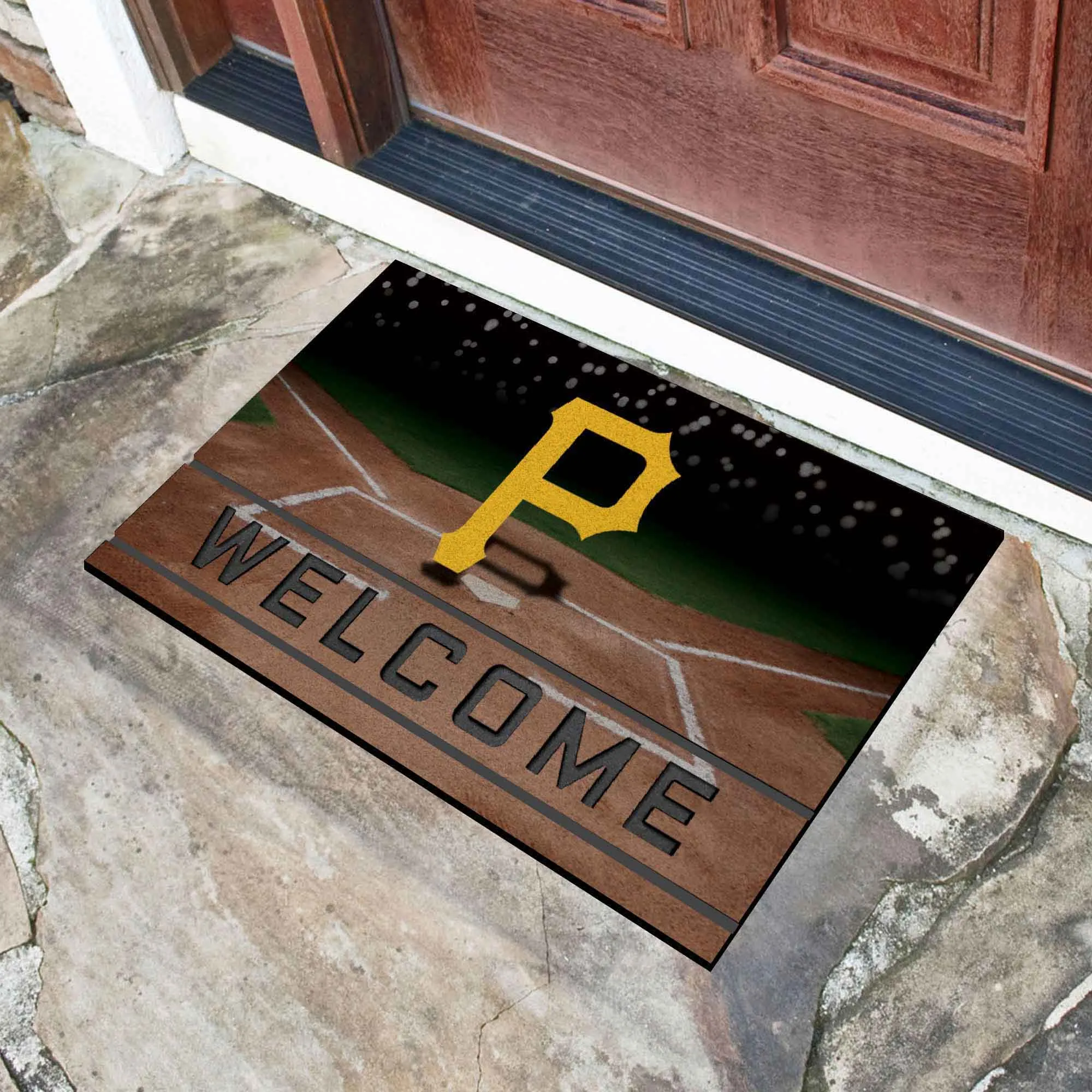 MLB - Pittsburgh Pirates Crumb Rubber Door Mat