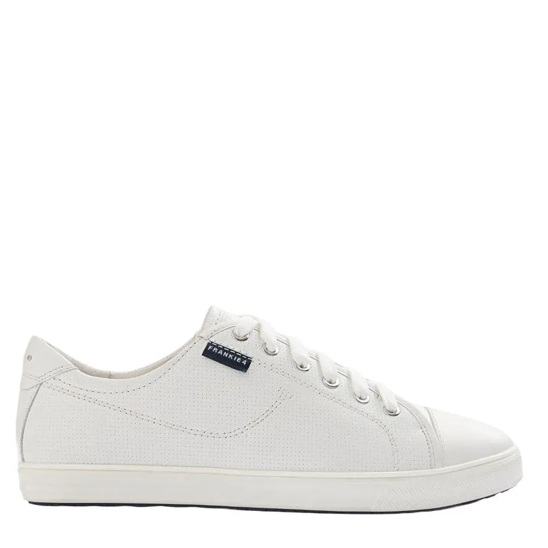 NAT III - WHITE PUNCHED LEATHER
