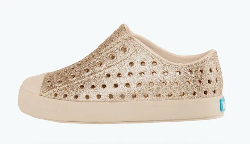Native Jefferson Bling Shoes - Rock Salt Bling / Rock Salt Pink