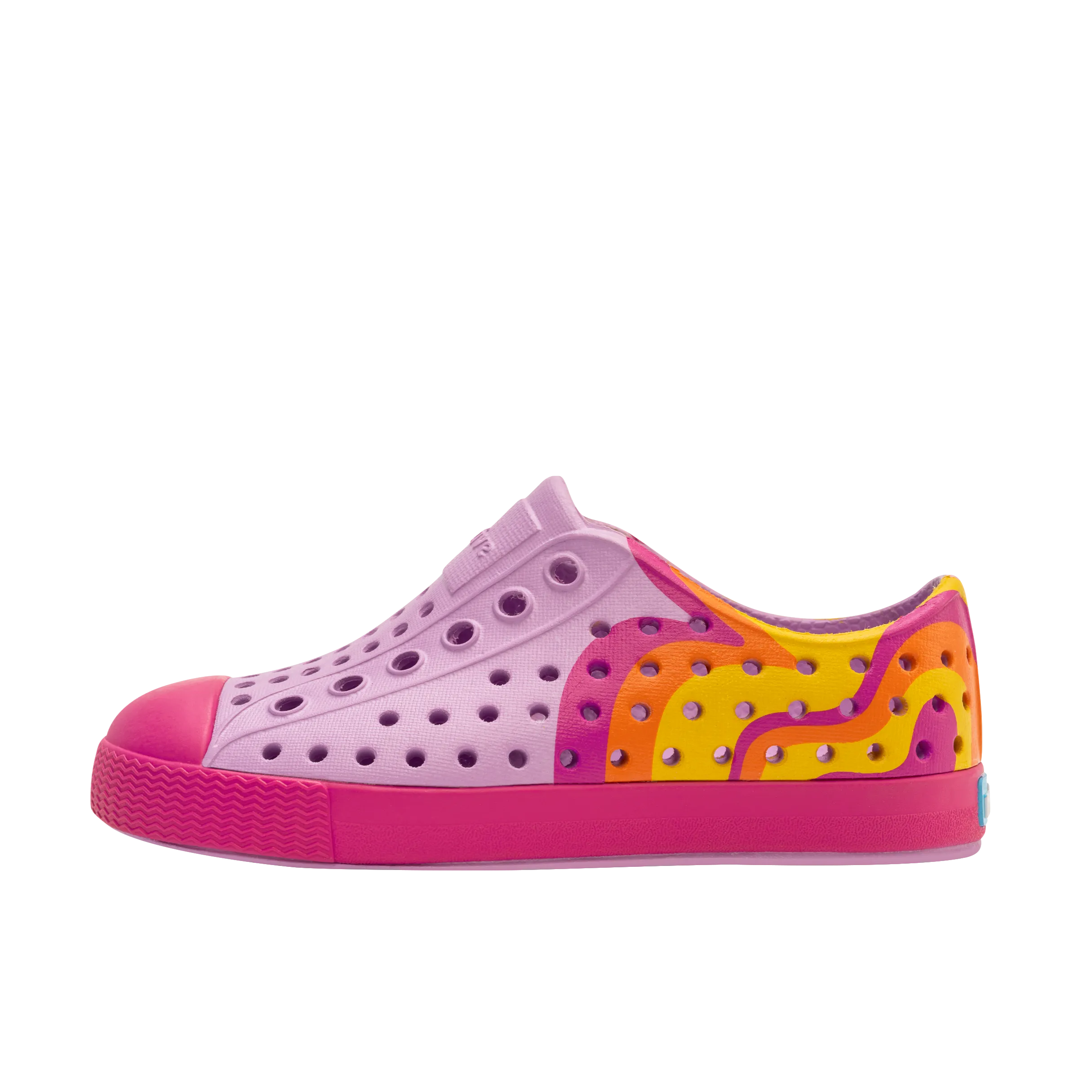 Native Jefferson Block - Chillberry Pink / Radberry Pink / Pink Abstract Block