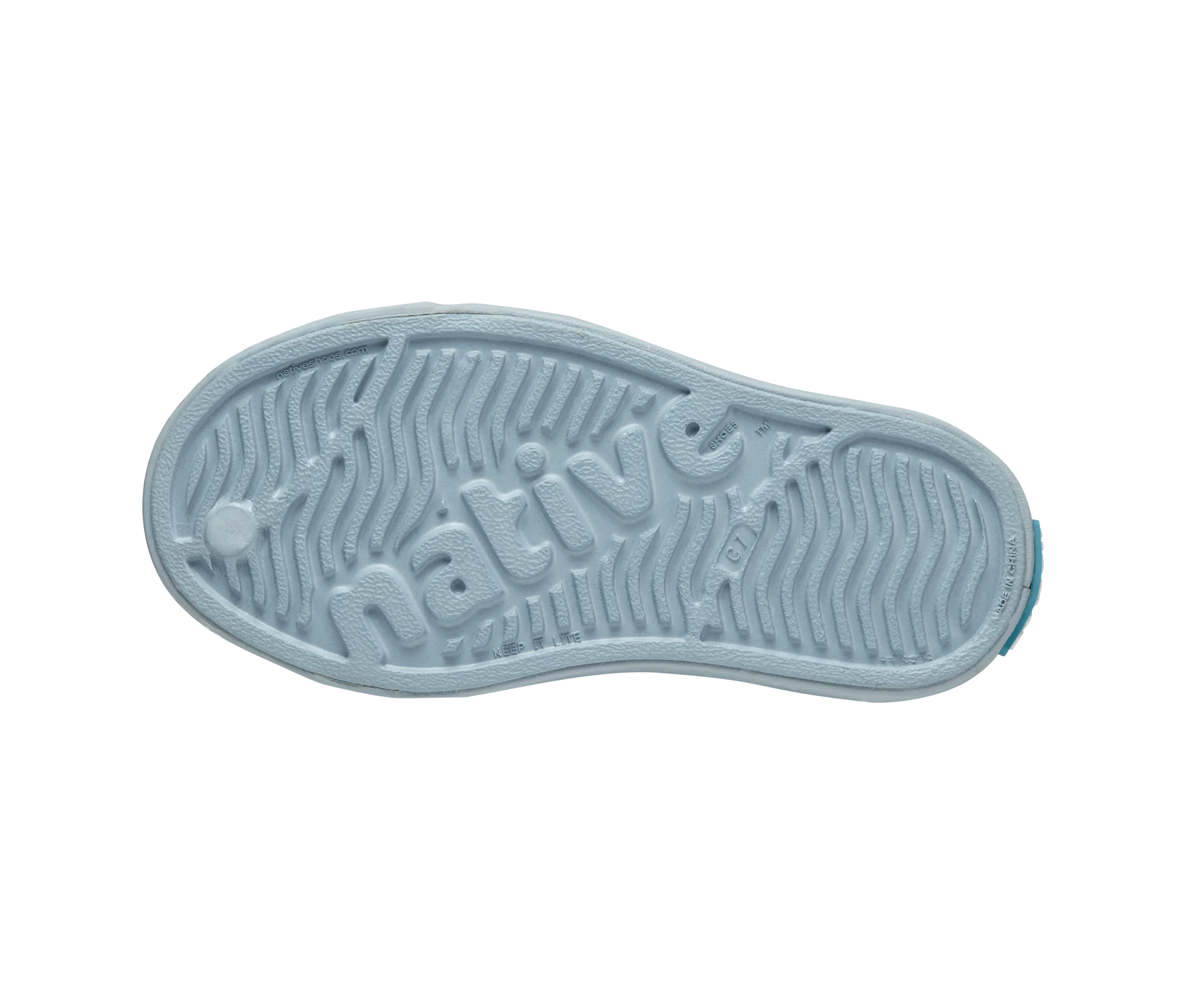 Native Jefferson Bloom Shoes - Alaska Blue/Alaska Blue/ Shell Speckles