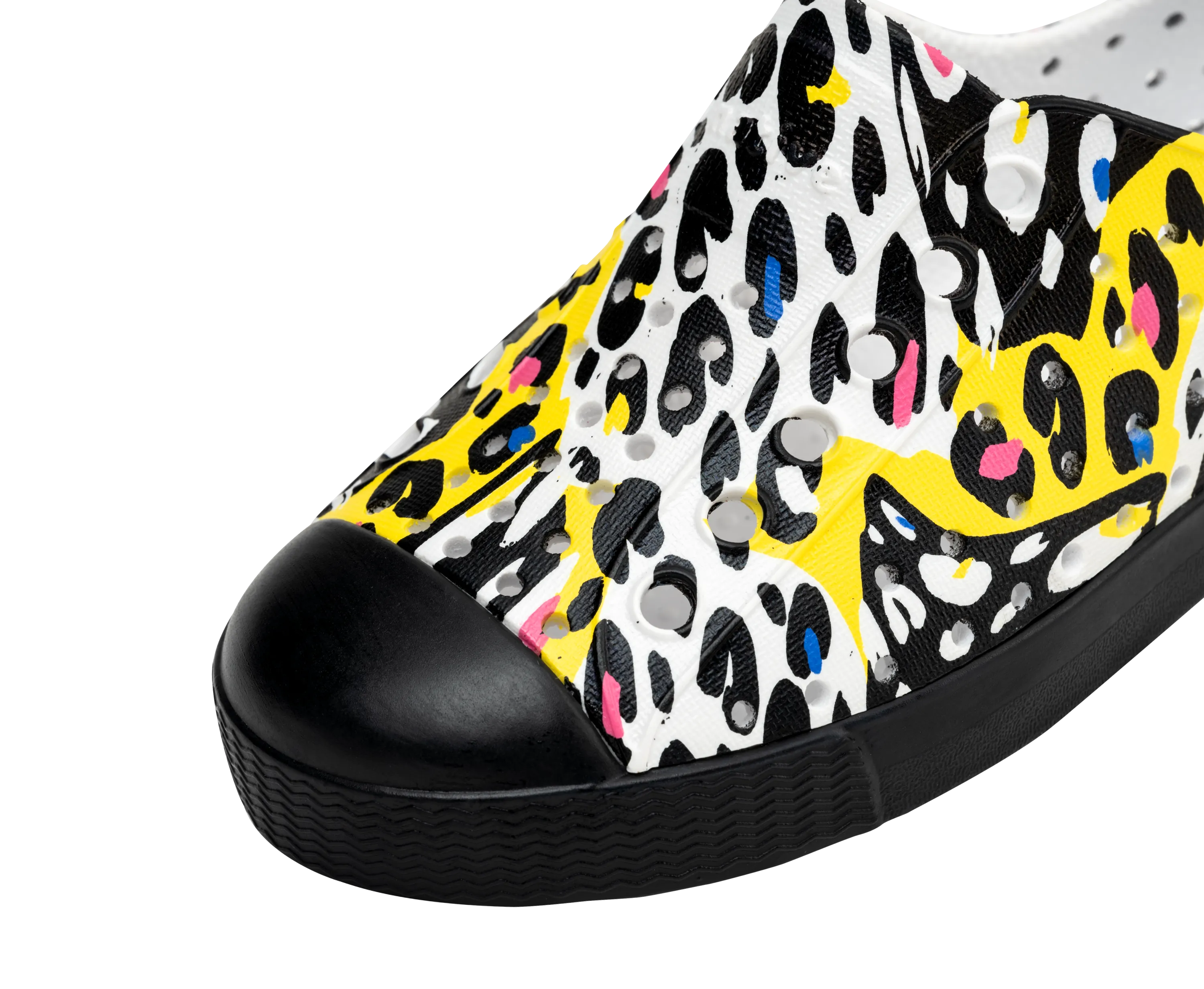 Native Jefferson Print - Shell White/ Jiffy Black/ Crayon Digital Cheetah