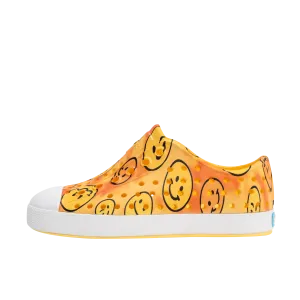 Native Jefferson Print Shoes - Pineapple Yellow / Shell White / Happy Tie Dye