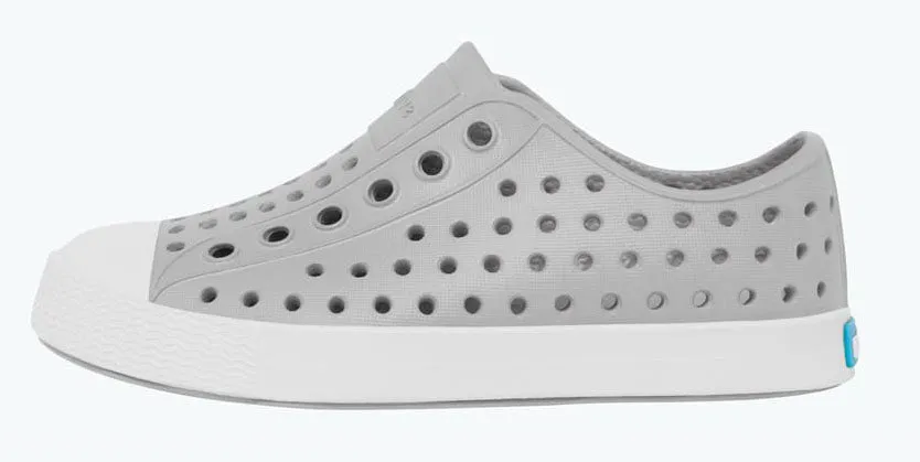 Native Jefferson Shoes - Pigeon Grey / Shell White