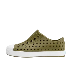 Native Jefferson Shoes - Rookie Green / Shell White
